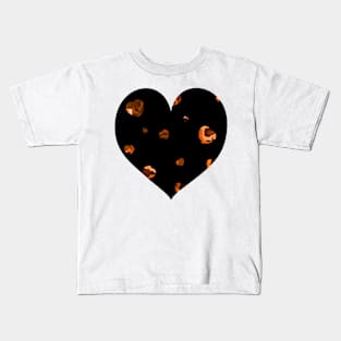 Chaotic Hearts, Dapple Series - Orange Kids T-Shirt